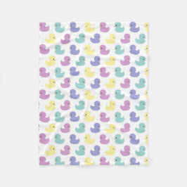 Kleurrijke Rubber Duckies Baby Kinder Fleece Deken