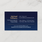 kleurrijke ruggengraatboom visitekaartje (Achterkant)