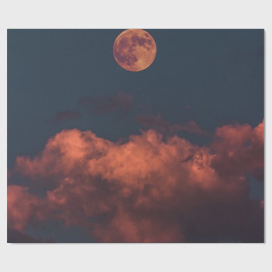 Kleurrijke ruimte cadeaupapier (Vlak)