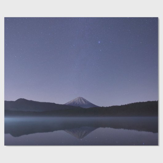 Kleurrijke ruimte cadeaupapier (Vlak)