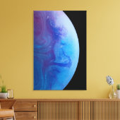 Kleurrijke ruimte canvas afdruk (Insitu (Woonkamer))