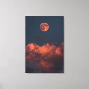 Kleurrijke ruimte canvas afdruk