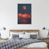 Kleurrijke ruimte canvas afdruk (Insitu (Slaapkamer))