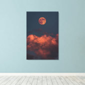 Kleurrijke ruimte canvas afdruk (Insitu (Houten vloer))