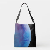 Kleurrijke ruimte crossbody tas (Achterkant)