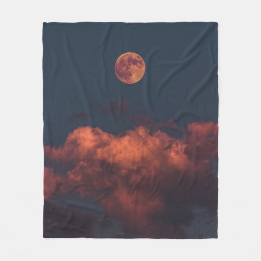 Kleurrijke ruimte fleece deken (Voorkant)