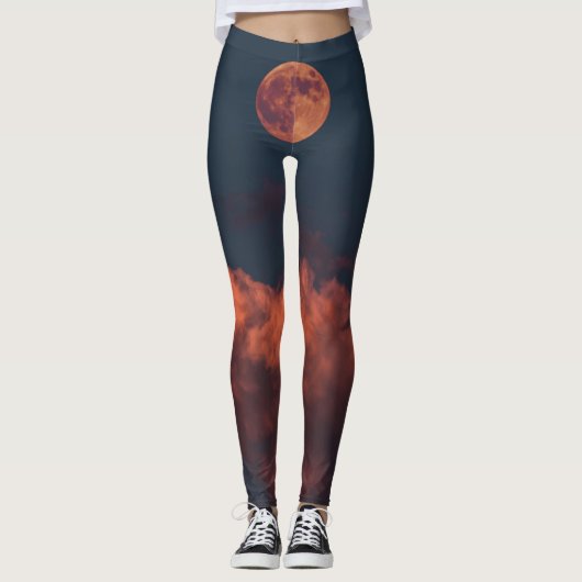 Kleurrijke ruimte leggings (Voorkant)