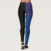 Kleurrijke ruimte leggings (Achterkant)