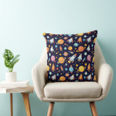 Kleurrijke ruimte-werp-kussen, kosmisch decor cade kussen (Stoel)