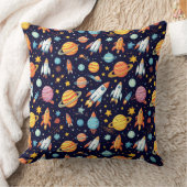 Kleurrijke ruimte-werp-kussen, kosmisch decor cade kussen (Deken)