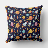 Kleurrijke ruimte-werp-kussen, kosmisch decor cade kussen (Achterkant)