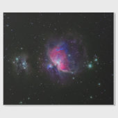 Kleurrijke ruimtemelkstraten cadeaupapier (Vlak)