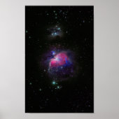 Kleurrijke ruimtemelkstraten poster (Voorkant)