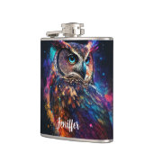 kleurrijke ruimteuil heupfles (Links)