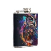 kleurrijke ruimteuil heupfles (Rechts)