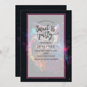 kleurrijke ruimteuil kaart (Voorkant / Achterkant)