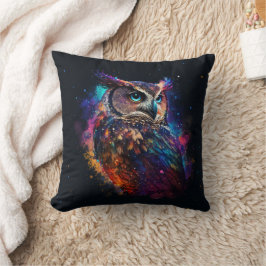 kleurrijke ruimteuil kussen