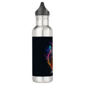 kleurrijke ruimteuil waterfles  (Links)