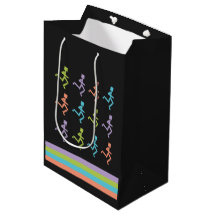 Kleurrijke Runners Running Gift Bag