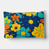 Kleurrijke Rush Blooms-Dopamine Style-Retro Bloeme Etui (Achterkant)