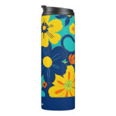 Kleurrijke Rush Blooms-Dopamine Style-Retro Bloeme Thermosbeker (Geroteerd rechts)