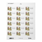 Kleurrijke rustieke Herfst adreslabel Etiket (Full Sheet)