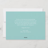 Kleurrijke rustieke kalligrafie foto Gelukkig Nieu Feestdagenkaart (Achterkant)