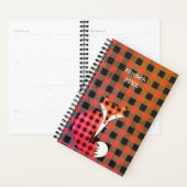 Kleurrijke Rustieke Plaid Naam Jaar Planner (Display)