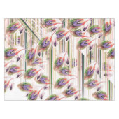 Kleurrijke rustieke veren  Modern Pattern Tafelkleed (Voorkant (Horizontaal))