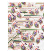 Kleurrijke rustieke veren  Modern Pattern Tafelkleed (Voorkant)