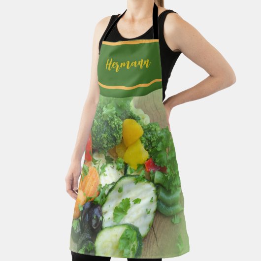 kleurrijke ruwe groenten schort (Insitu)