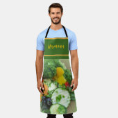 kleurrijke ruwe groenten schort (Gedragen)