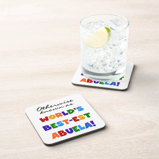 Kleurrijke sabuela drankjes onderzetter (Rechterzijde)