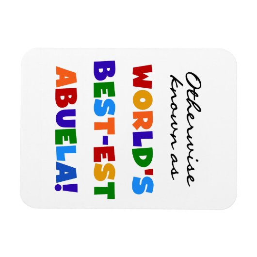 Kleurrijke sabuela magneet (Horizontaal)