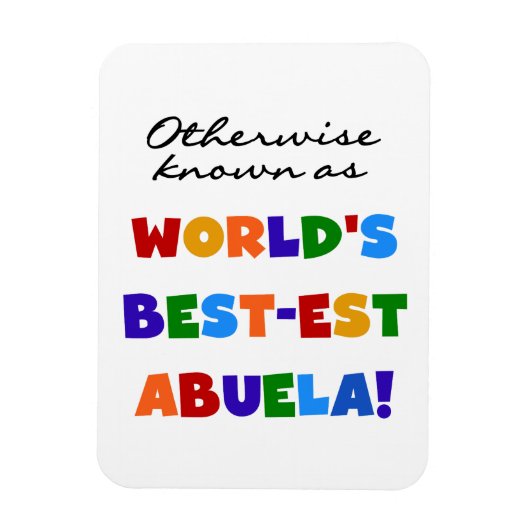 Kleurrijke sabuela magneet (Verticaal)