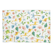 Kleurrijke safari schattige oerwouden dierentuin b kussensloop (Voorkant-Links)