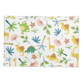 Kleurrijke safari Wilde een van de dieren kwekerij Kussensloop (Achterkant)