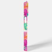 Kleurrijke Saguaro Cacti Persoonlijk Case-Mate iPhone Case (Achterkant / Rechts)