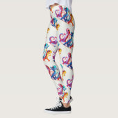 Kleurrijke Salamanders doen de Salamander Slide Leggings (Links)