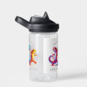 Kleurrijke Salamanders doen de Salamander Slide Waterfles (Rechts)