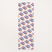 Kleurrijke Salamanders doen de Salamander Slide Yogamat (Voorkant)