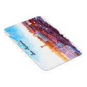 Kleurrijke San Antonio Texas Panorama Uitzicht Magneet (Rechterzijde)