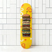 Kleurrijke Sandwich Stack artwork Persoonlijk Skateboard