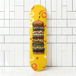 Kleurrijke Sandwich Stack artwork Persoonlijk Skateboard
