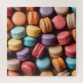 Kleurrijke sandwichkoekjes legpuzzel