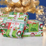 Kleurrijke Santa Merry Christmas Wrapping Paper Cadeaupapier<br><div class="desc">Vrolijk Grinchmas gedrukt inpakpapier! De feestdagen zijn niet compleet zonder Sinterklaas die,  naast het nemen van geschenken,  ons hart zal stelen,  mooi Merry Christmas wrapping papier</div>