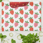 Kleurrijke sappige aardbei theedoek (Gevouwen)