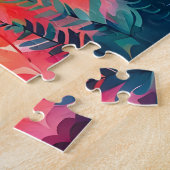 Kleurrijke Sasquatch op Ridge met uitzicht op het  Legpuzzel (Zijkant)