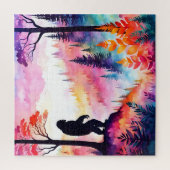 Kleurrijke Sasquatch op Ridge met uitzicht op het  Legpuzzel (Verticaal)