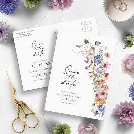 Kleurrijke Save The Date Briefkaart